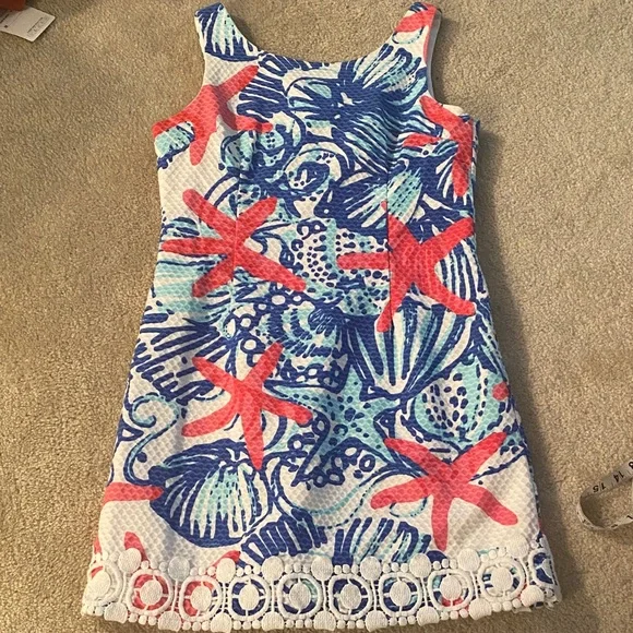 Size 14 girls Lilly Pulitzer shift dress excellent condition - Picture 1 of 9